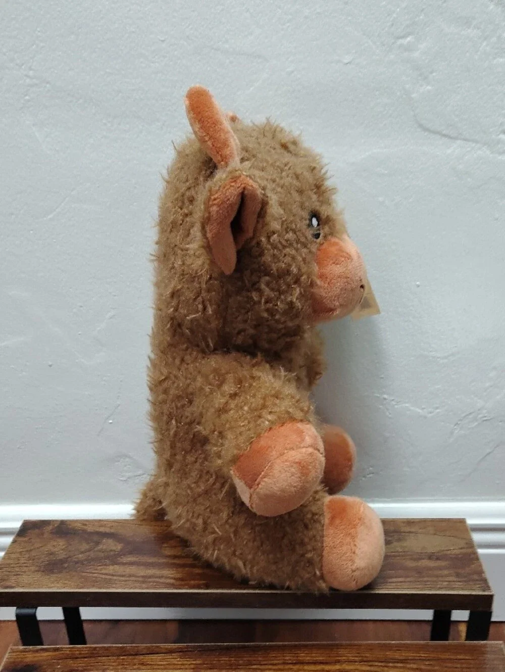 New PetSmart Carter's Brown and Tan Plush Highland Cow Stuffed Animal